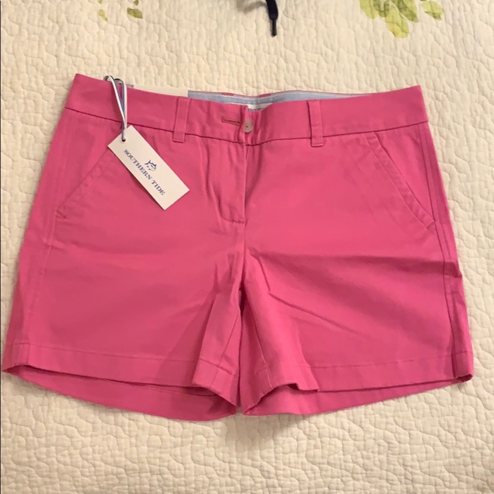 Size 6 Pink Southern Tide shorts - 5” inseam